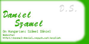 daniel szamel business card